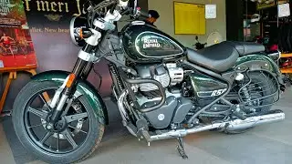 Royal Enfield Super Meteor 650 Astral Green 2024 года