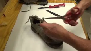 Укорачивание слишком длинных шнурков