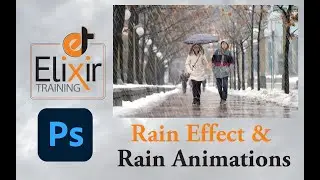 How to make Rain Effects & Animate on Photoshop