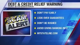 BBB warns of debt relief and credit repair scams
