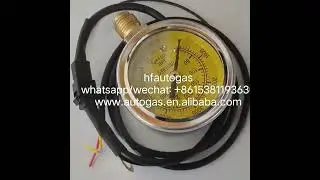 CB08 806 cng natural gas bar pressure gauge Auto Gas Direction Injection CNG Pressure Gauge Meter