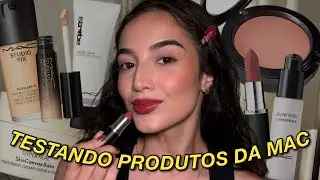 TESTEI PRODUTOS DA MAC! - FAMOSOS E NOVIDADES das comprinhas da promo Family & Friends 