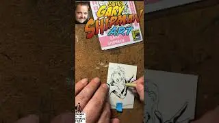 #89 Artist Gary Shipman Drawn Marvel Comics Fantastic Four Invisible Girl Sketch Card Art