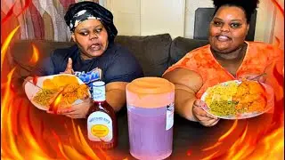 Fried Chicken Wings/Honey cornbread & Mac n Cheese Mukbang🔥