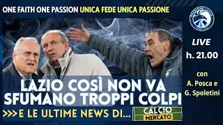 TROPPI RIFIUTANO LA LAZIO, SARRI SCONTENTO MA LOTITO E FABIANI... 16/01/026
