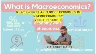 Circular Flow of Economy #nationalincome #macroeconomics || Video Lecture 1