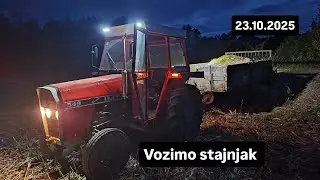Jesenji izvoz stajnjaka pred oranje za ječam sa IMT 549