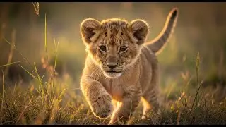 The Little Lion Just Wanted to Play &mdash; His Tired Dad Could Only Smile
