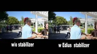 Stabilization demo for Edius 6.5
