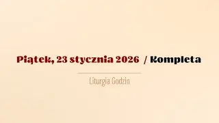 #Kompleta | 23 stycznia 2026