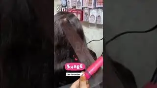 2 in 1 Hair Straightener + Curler  Nova Flat Iron