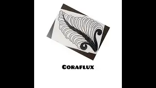 How To Draw Tangle-Coraflux Zenatngle pattern// Pattern Day2//@MyTangles-lc6vp