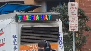 Vargskelethor - Joel read food truck sign