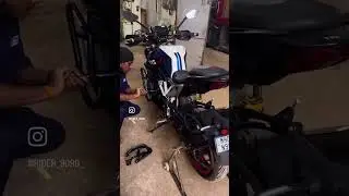 APACHE RTR 310 Crash Guards.     #tvs #apache_rtr #safety #riders #tvsmotorcycles #apachertr