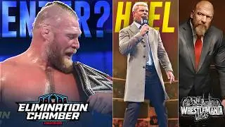 OMG! Brock Lesnar CONFIRM ENTERING Elimination Chamber MATCH? Cody Rhodes HEEL TURN, WrestleMania
