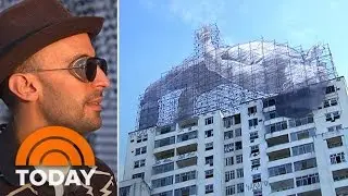 Meet &lsquo;JR,&rsquo; The &lsquo;Semi-Anonymous&rsquo; Street Artist Behind Rio&rsquo;s Massive Art Project | TODAY