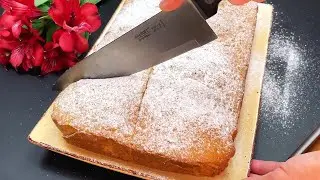 Нежный и вкусный торт к чаю за 5 МИНУТ. Когда совсем нет времени. 😋