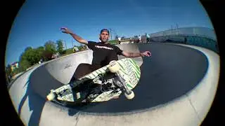 Edouard Damestoy Bowl session with friends at Libourne City Skatepark