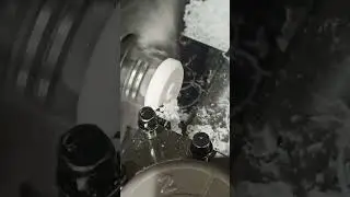 Обработка фторопласта на самодельном токарном ЧПУ