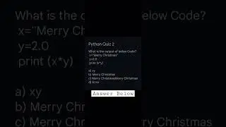 Python Quiz 2 For Beginners 