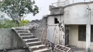 Village in Pakistani-controlled Kashmir assesses damage after shelling from India
