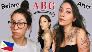 turning myself into an ABG (Asian Baby Girl) transformation | Half FILIPINA edition