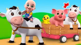 Lola the cow Cart Song New Compilation | Wheels On the Bus | Baby Cartoon and Kids Songs | Baby Bobo