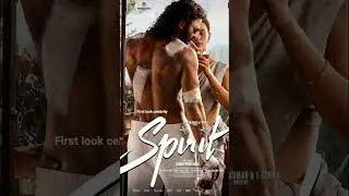 #prabhas new movie update poster #spirit #director #sandeepreddy vanga