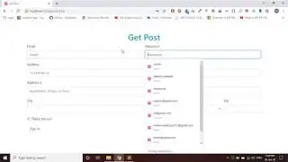 Get Post Methods In PHP Submitting Form Data