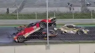 TERRIFYNG CRASH AT MONZA (Ferrari Challenge Europe 2025)😱 #crash #ferrari #terrifying