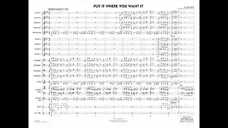 Put It Where You Want It by Joe Sample | Arr. by Mike Tomaro