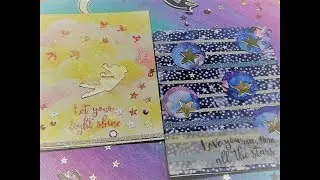 1kit 10 and more cards - Galaxy cards with -My monthly HERO -Card Kit Aug 2017 - part 6