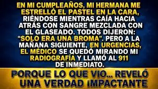 Mi Hermana Me Estampó La Tarta En La Cara Y Se Rio… Pero El Médico De Urgencias