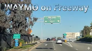 Waymo on Freeway