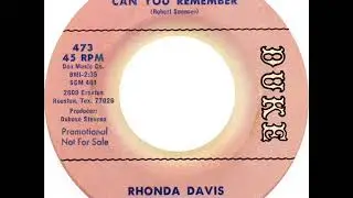 Rhonda Davis - Can You Remember