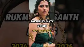 Rukmini Vasanth Movies 2024, 2025 & 2026 #shorts #rukminivasanth #kantarachapter1