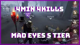 4 Kill Surrender in 4 Minutes: Mad Eyes is S Tier (Identity V)