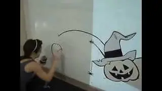 Krista's Halloween Wall Art at the Orlando Science Center