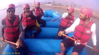Rafting chirab river my group dosto ke sath 