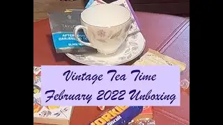 Petite Vintage Tea Time ☕️ UK Subscription Unboxing 🫖 #SubscriptionUnboxing #TeaTime