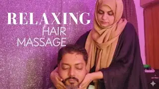 ASMR Real Person Hair Oil Massage 💆&zwj;♂️ | Relaxing Husband Wife Roleplay for Sleep & Stress Relief