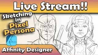Sketching in Affinity Designer Pixel Persona