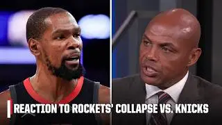 The Inside Guys react to Rockets vs. Knicks 🍿 Chuck says Houston won&rsquo;t win against ELITE teams 👀