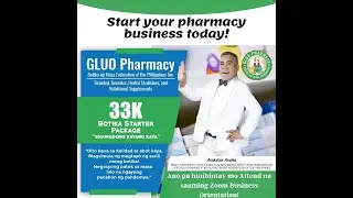 GLUO Pharmacy Franchise Business 2023 Botika ng Masa Federation Project Profitable Opportunity Today