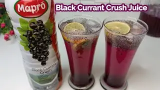 Black Currant Crush Juice | Black Currant Juice Recipe | Mapro Black Currant Crush Juice Recipe