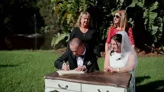 Gemma + Jake Wedding - Heaven Gardens Port Stephens