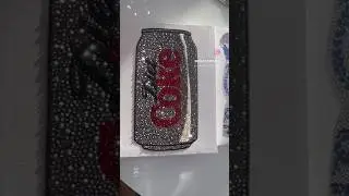 DIY Rhinestone canvas art Diet Coke kit! #rhinestone #bedazzled #dietcoke #giftideas