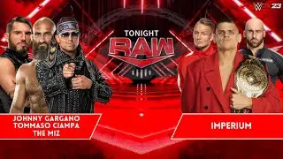 #DIY & The Miz vs Imperium - Six-Man Tag Team Match | WWE2K23 | GameCity
