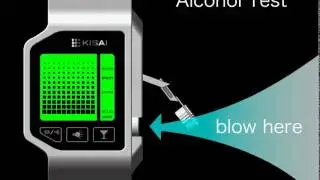 Tokyoflash Japan Design Challenge: How Drunk Are You? LCD Touch Screen Watch Design