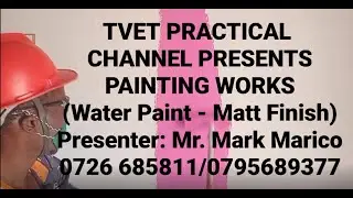 HOW TO PAINT A WALL - REAL PROJECT FOR BUILDING TECHNICIAN LEVEL 5 & 6 - BUILDING FINISHES 